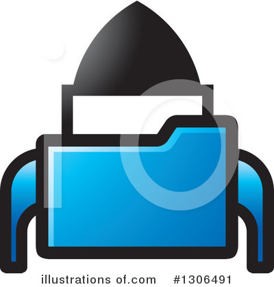 Royalty-Free (RF) Folder Clipart Illustration by Lal Perera - Stock Sample #1306491