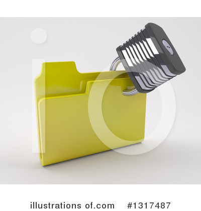 Royalty-Free (RF) Folder Clipart Illustration by KJ Pargeter - Stock Sample #1317487