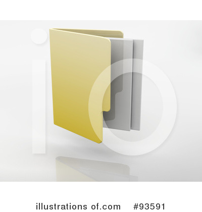 Royalty-Free (RF) Folder Clipart Illustration by KJ Pargeter - Stock Sample #93591
