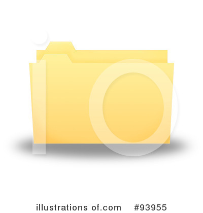 Royalty-Free (RF) Folder Clipart Illustration by oboy - Stock Sample #93955