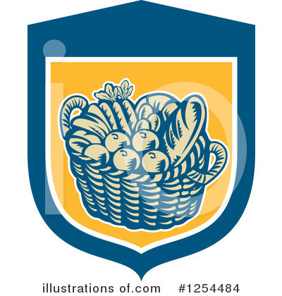 Royalty-Free (RF) Food Clipart Illustration by patrimonio - Stock Sample #1254484