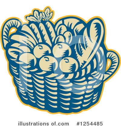 Royalty-Free (RF) Food Clipart Illustration by patrimonio - Stock Sample #1254485