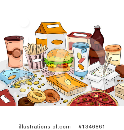 Hamburger Clipart #1346861 by BNP Design Studio