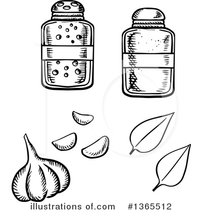 Salt And Pepper Clipart #1365512 by Vector Tradition SM