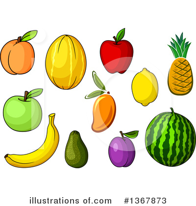 Royalty-Free (RF) Food Clipart Illustration by Vector Tradition SM - Stock Sample #1367873