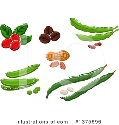 Legumes Clipart #1375696 by Vector Tradition SM