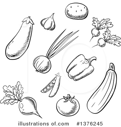 Royalty-Free (RF) Food Clipart Illustration by Vector Tradition SM - Stock Sample #1376245