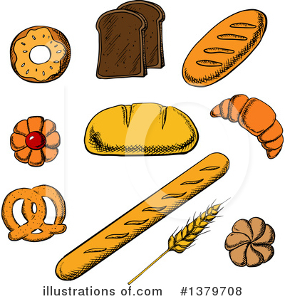 Royalty-Free (RF) Food Clipart Illustration by Vector Tradition SM - Stock Sample #1379708