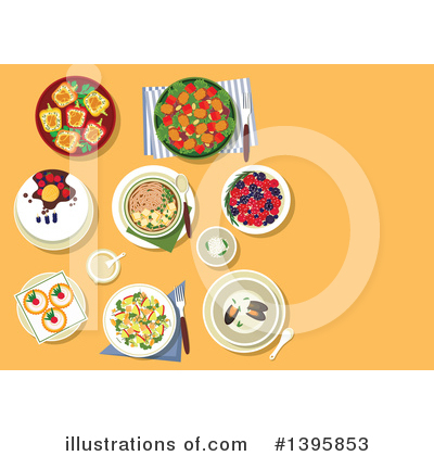 Royalty-Free (RF) Food Clipart Illustration by Vector Tradition SM - Stock Sample #1395853