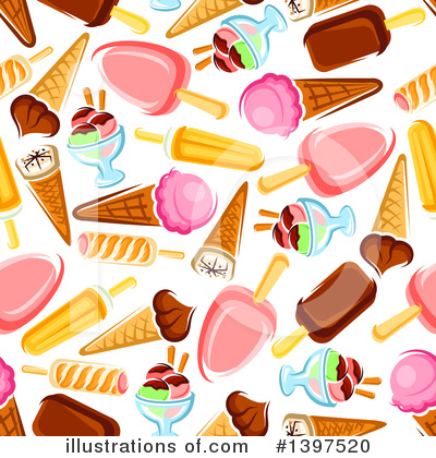 Popsicles Clipart #1397520 by Vector Tradition SM