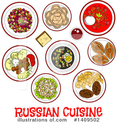 Royalty-Free (RF) Food Clipart Illustration by Vector Tradition SM - Stock Sample #1409502