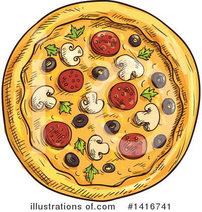 Royalty-Free (RF) Food Clipart Illustration by Vector Tradition SM - Stock Sample #1416741