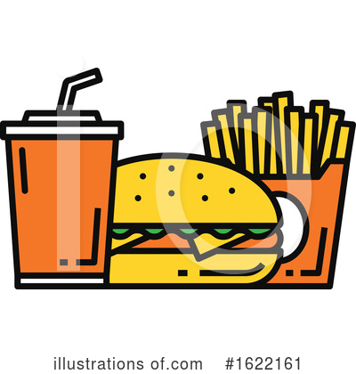 French Fries Clipart #1622161 by Vector Tradition SM