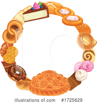 Donuts Clipart #1725629 by Vector Tradition SM