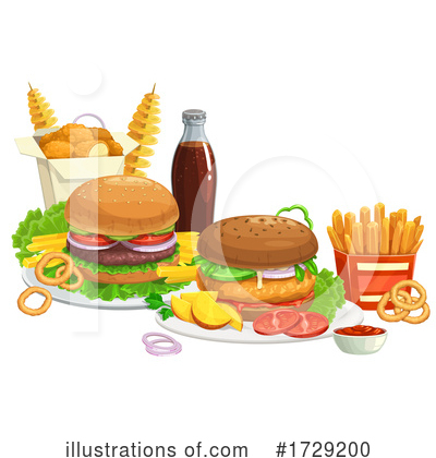 Fries Clipart #1729200 by Vector Tradition SM