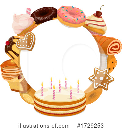 Donut Clipart #1729253 by Vector Tradition SM