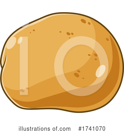 Potato Clipart #1741070 by Hit Toon