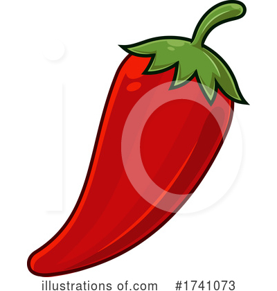 Chili Pepper Clipart #1741073 by Hit Toon