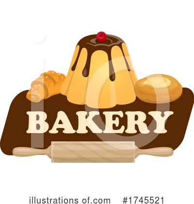 Croissant Clipart #1745521 by Vector Tradition SM