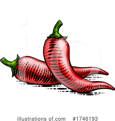 Chile Pepper Clipart #1746193 by AtStockIllustration