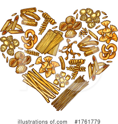 Pasta Clipart #1761779 by Vector Tradition SM
