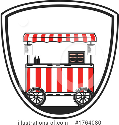 Food Cart Clipart #1764080 by Vector Tradition SM
