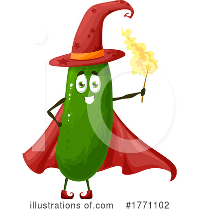 Cucumber Clipart #1771102 by Vector Tradition SM