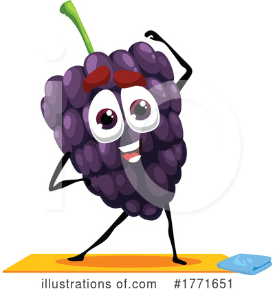 Grape Clipart #1771651 by Vector Tradition SM