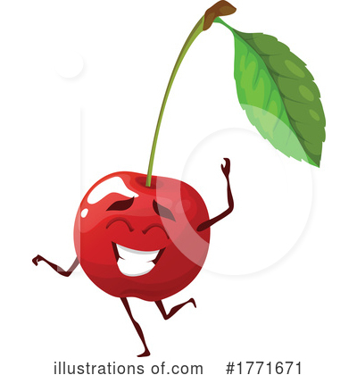 Cherry Clipart #1771671 by Vector Tradition SM