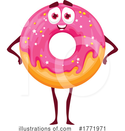 Donut Clipart #1771971 by Vector Tradition SM