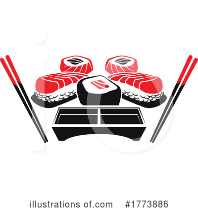 Sushi Clipart #1773886 by Vector Tradition SM