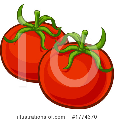 Tomatoes Clipart #1774370 by AtStockIllustration