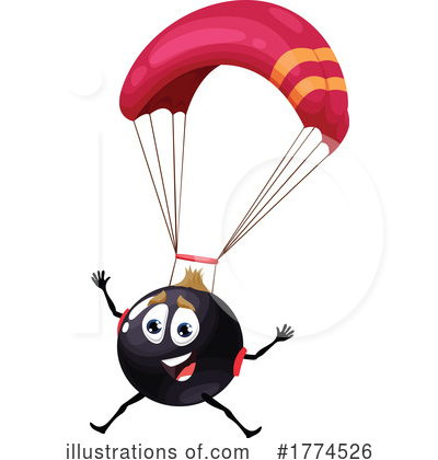 Parachute Clipart #1774526 by Vector Tradition SM