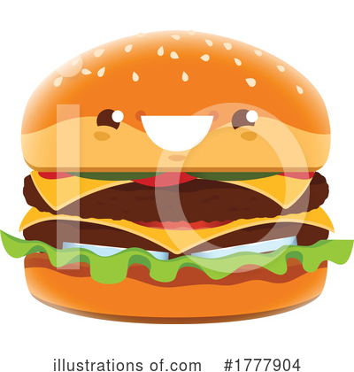 Burger Clipart #1777904 by Vector Tradition SM
