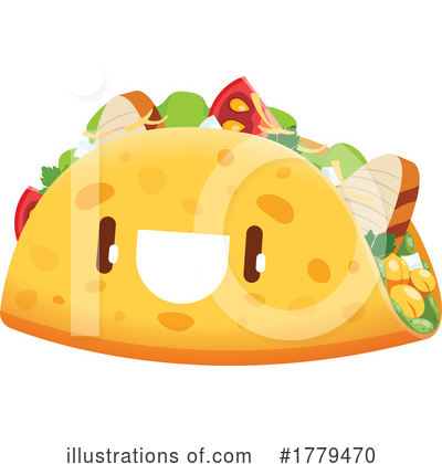 Taco Clipart #1779470 by Vector Tradition SM
