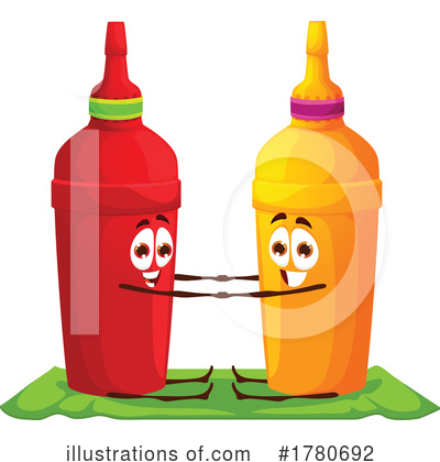Ketchup Clipart #1780692 by Vector Tradition SM