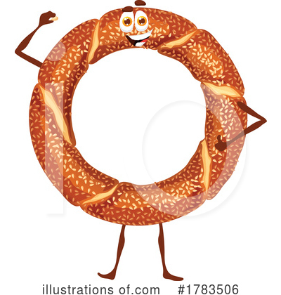 Bagel Clipart #1783506 by Vector Tradition SM