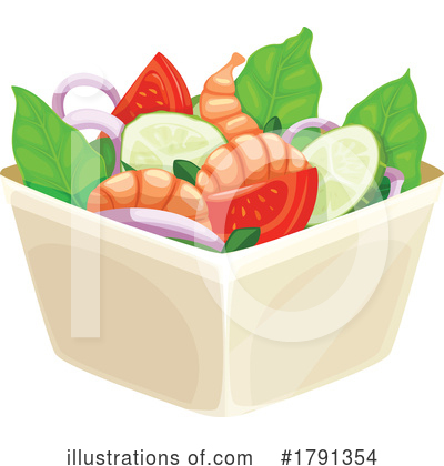 Salad Clipart #1791354 by Vector Tradition SM
