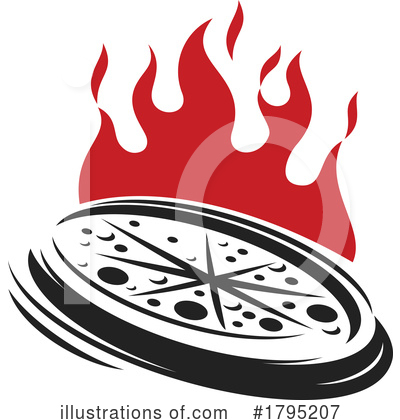 Pizza Clipart #1795207 by Vector Tradition SM