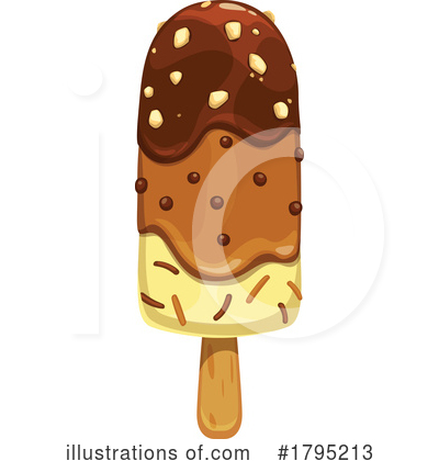 Popsicles Clipart #1795213 by Vector Tradition SM