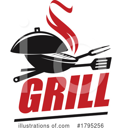 Grilling Clipart #1795256 by Vector Tradition SM