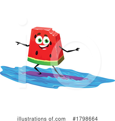 Watermelon Clipart #1798664 by Vector Tradition SM