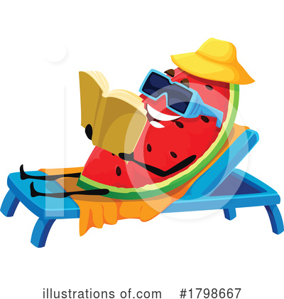 Watermelon Clipart #1798667 by Vector Tradition SM