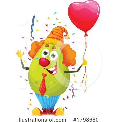 Clown Clipart #1798680 by Vector Tradition SM