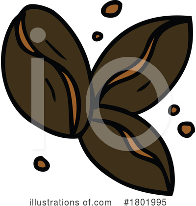 Coffee Bean Clipart #1801995 by lineartestpilot