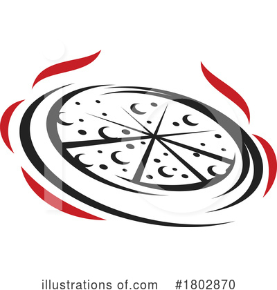 Pizza Clipart #1802870 by Vector Tradition SM