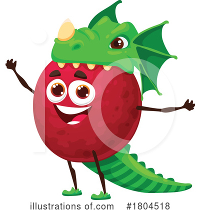 Mangosteen Clipart #1804518 by Vector Tradition SM