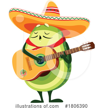 Guitar Clipart #1806390 by Vector Tradition SM