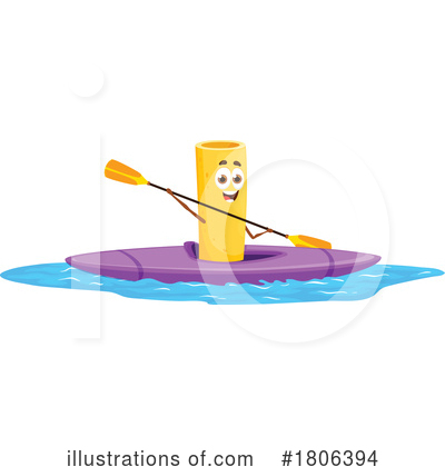 Kayaking Clipart #1806394 by Vector Tradition SM