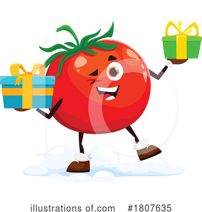 Tomato Clipart #1807635 by Vector Tradition SM